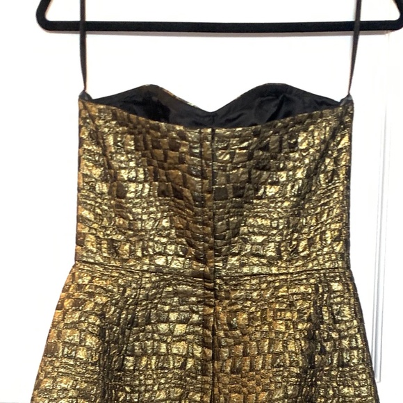 Donna Karan Golden Cocktail Dress - Picture 4 of 14